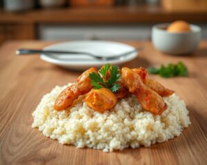 Arroz de Couve-Flor com Frango