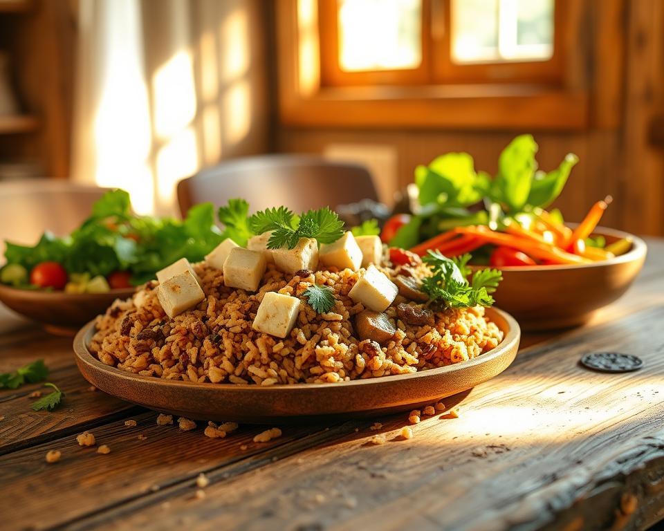 Benefícios Nutricionais do Arroz Integral e Tofu Benefícios Nutricionais do Arroz Integral e Tofu