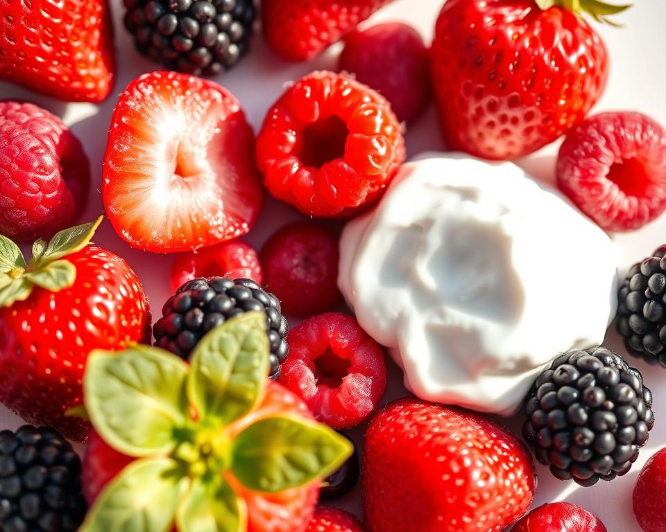 Benefícios das Frutas Vermelhas e Whey Protein Benefícios das Frutas Vermelhas e Whey Protein