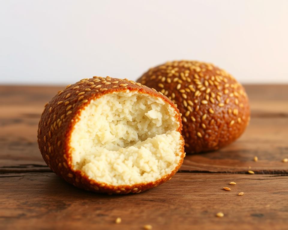 Bolinho de Arroz Integral com Linhaça