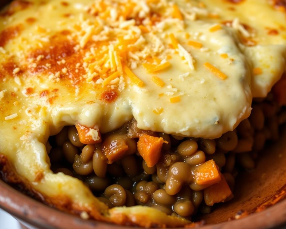 Escondidinho de Lentilha com Batata-Doce Escondidinho de Lentilha com Batata-Doce