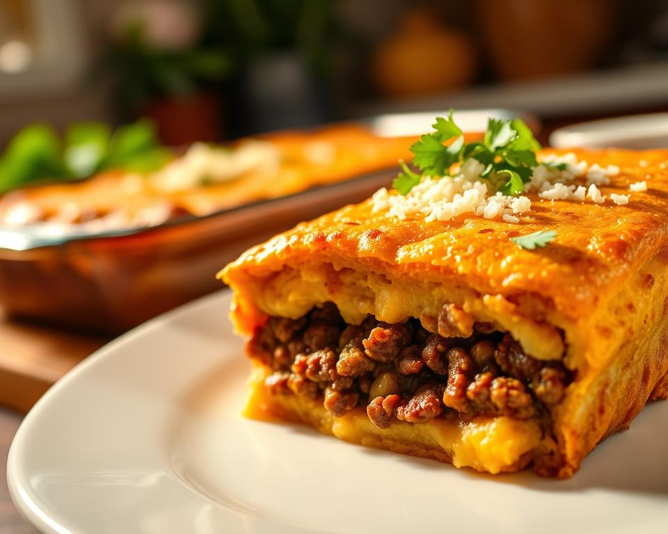 Escondidinho de Mandioquinha com Carne Moída