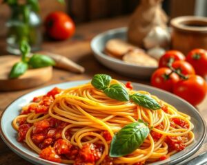 Espaguete Integral ao Molho de Tomate Natural