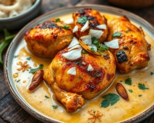 Frango ao Curry com Leite de Coco Light