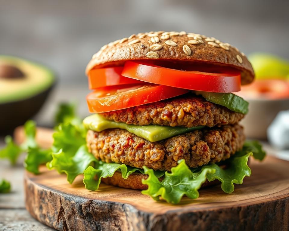 Hambúrguer de Lentilha com Aveia Hambúrguer de Lentilha com Aveia