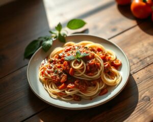 Macarrão Konjac com Molho Bolonhesa Fit