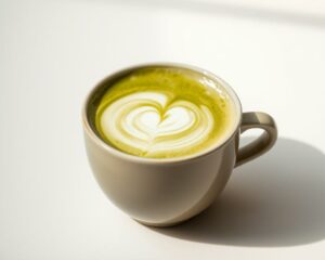 Matcha Latte com Leite Vegetal