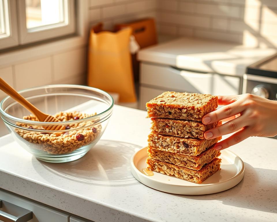 Modo de preparo de barrinha de cereal caseira