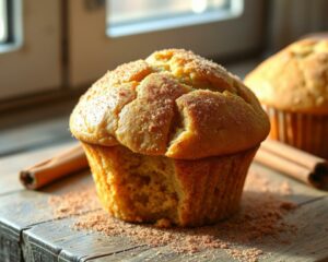 Muffin Integral de Maçã e Canela