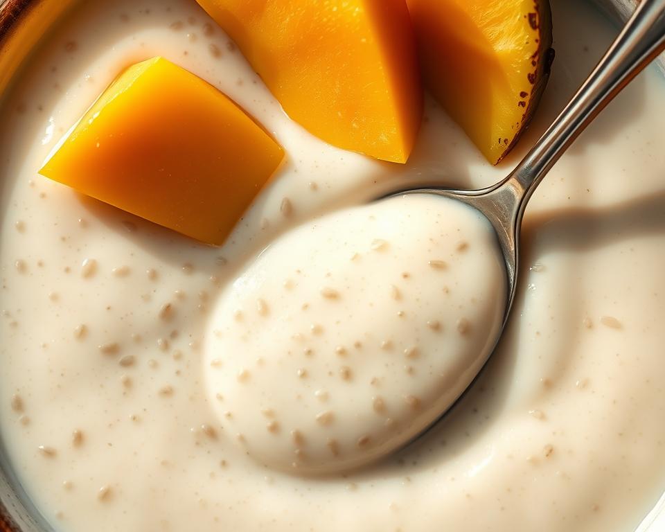 Pudim de Chia com Leite de Coco Pudim de Chia com Leite de Coco