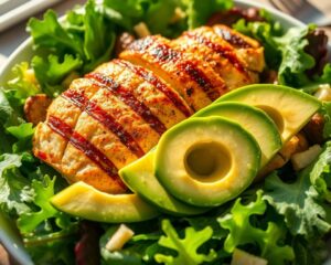 Salada de Frango com Abacate