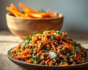 Salada de Lentilha com Cenoura Ralada