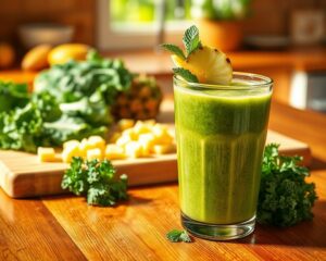 Suco Detox de Couve com Abacaxi