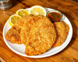 Tilápia Empanada com Farinha de Linhaça