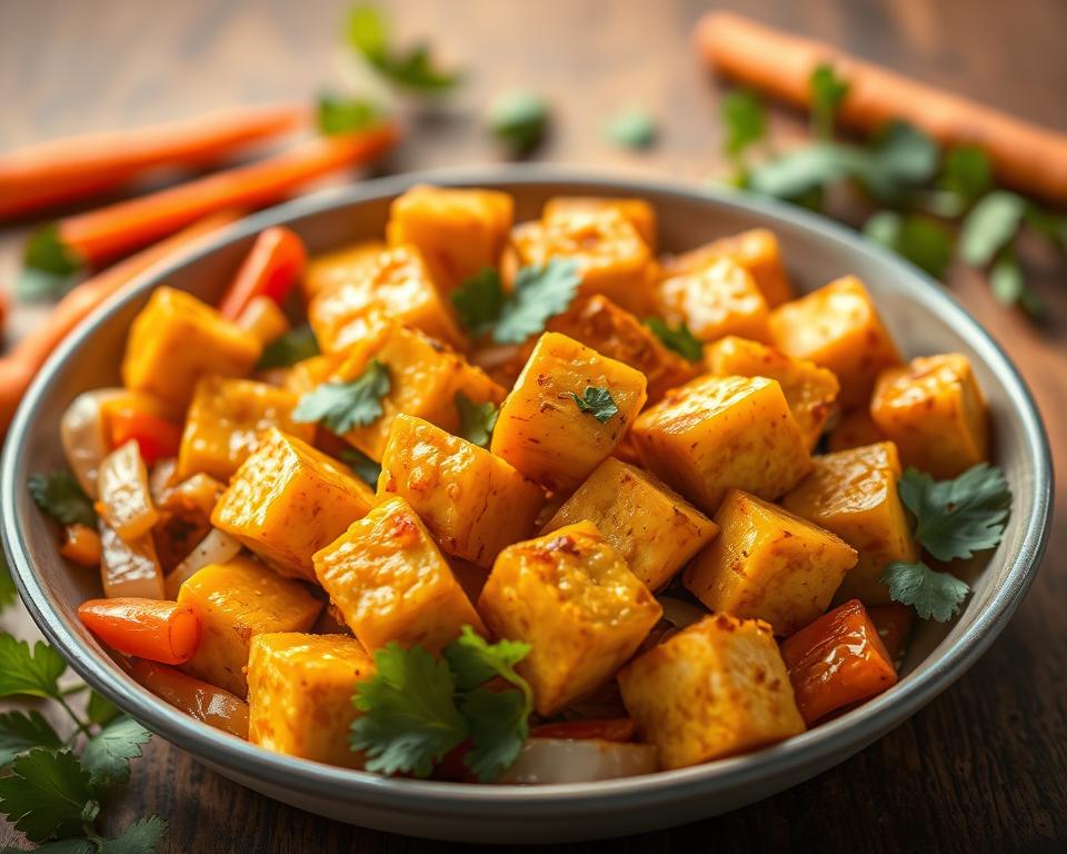 Tofu Mexido com Cúrcuma Tofu Mexido com Cúrcuma