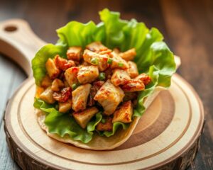 Wrap Integral com Frango e Alface