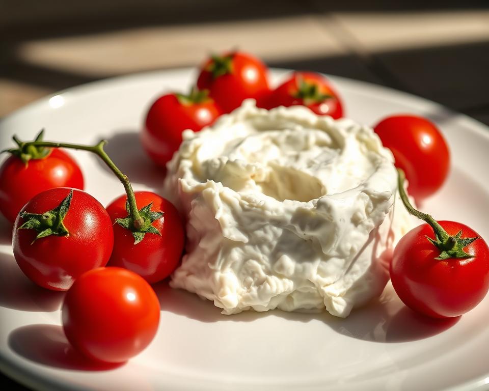 benefícios nutricionais queijo cottage tomates-cereja benefícios nutricionais queijo cottage tomates-cereja