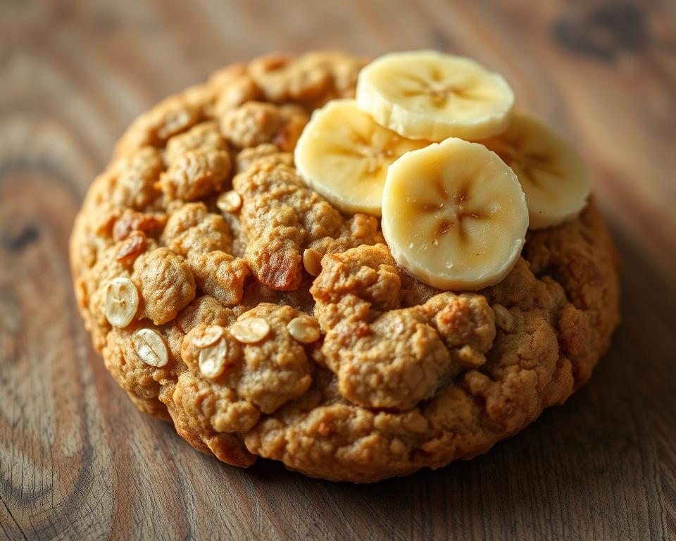 biscoito de aveia com banana