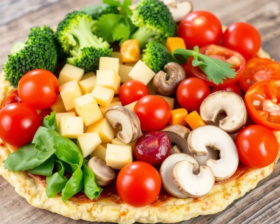 coberturas saudáveis para pizza