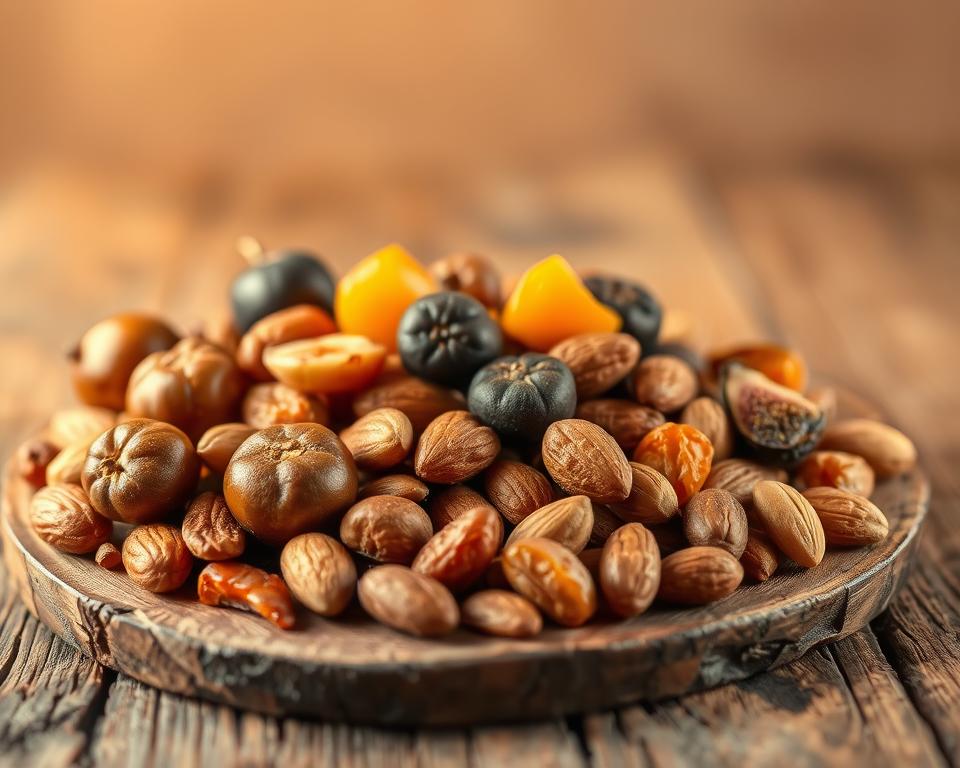 mix de castanhas e frutas secas