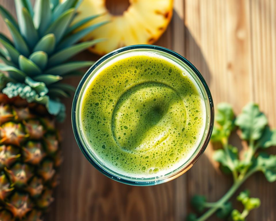 receita de smoothie verde