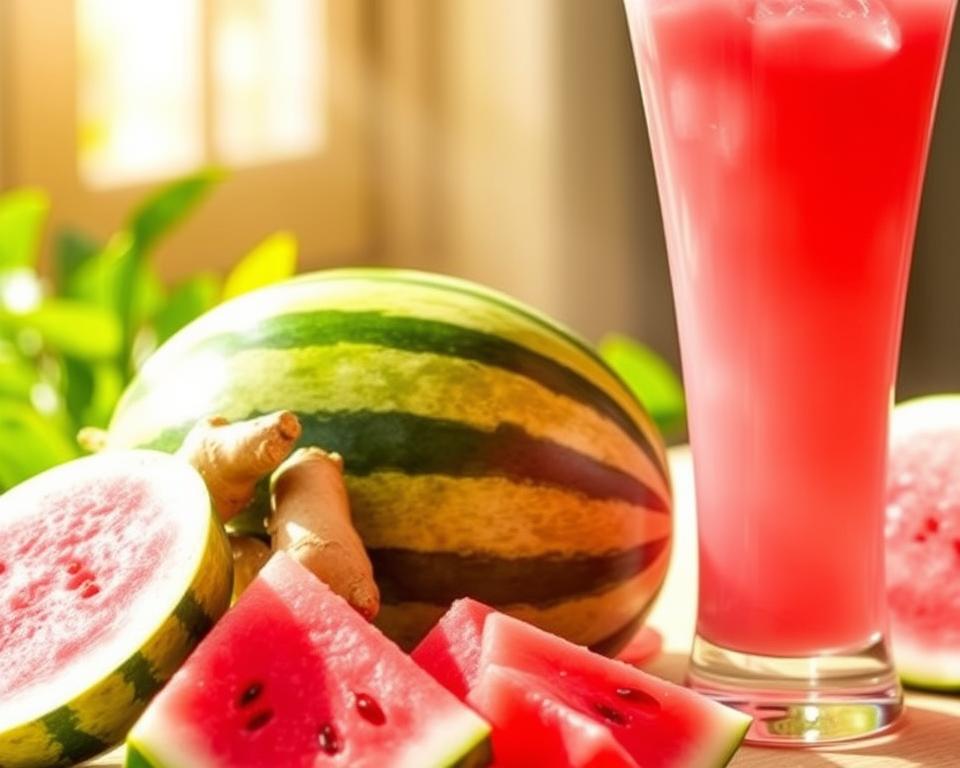 receita de suco de melancia