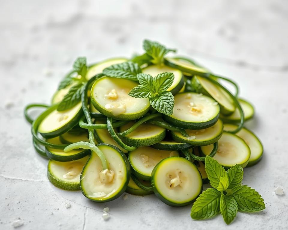 salada de abobrinha crua