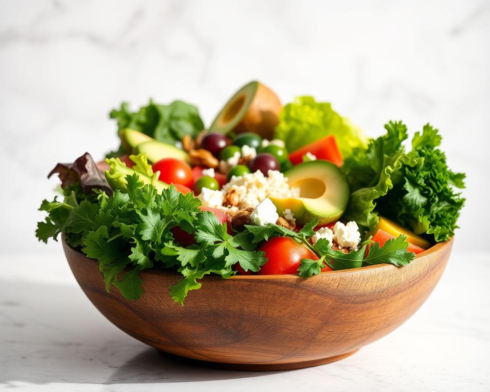 variações de salada